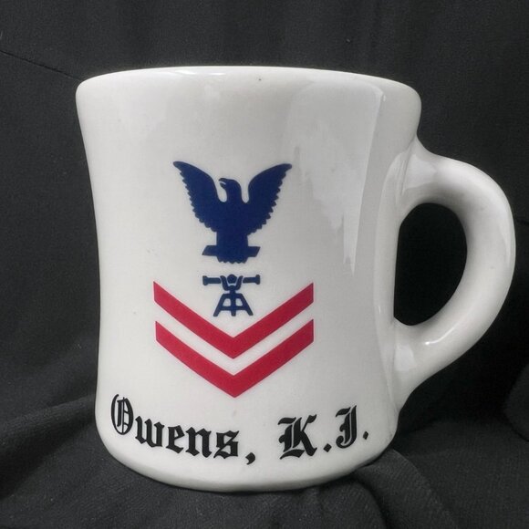 Vintage Orion Submarine Force Atlantic AS-18 Navy Ceramic Mug‎ Cup Diner Mil-Art - Picture 2 of 4